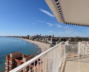 Bedroom of Flat to rent in El Campello  with Air Conditioner, Terrace and Balcony