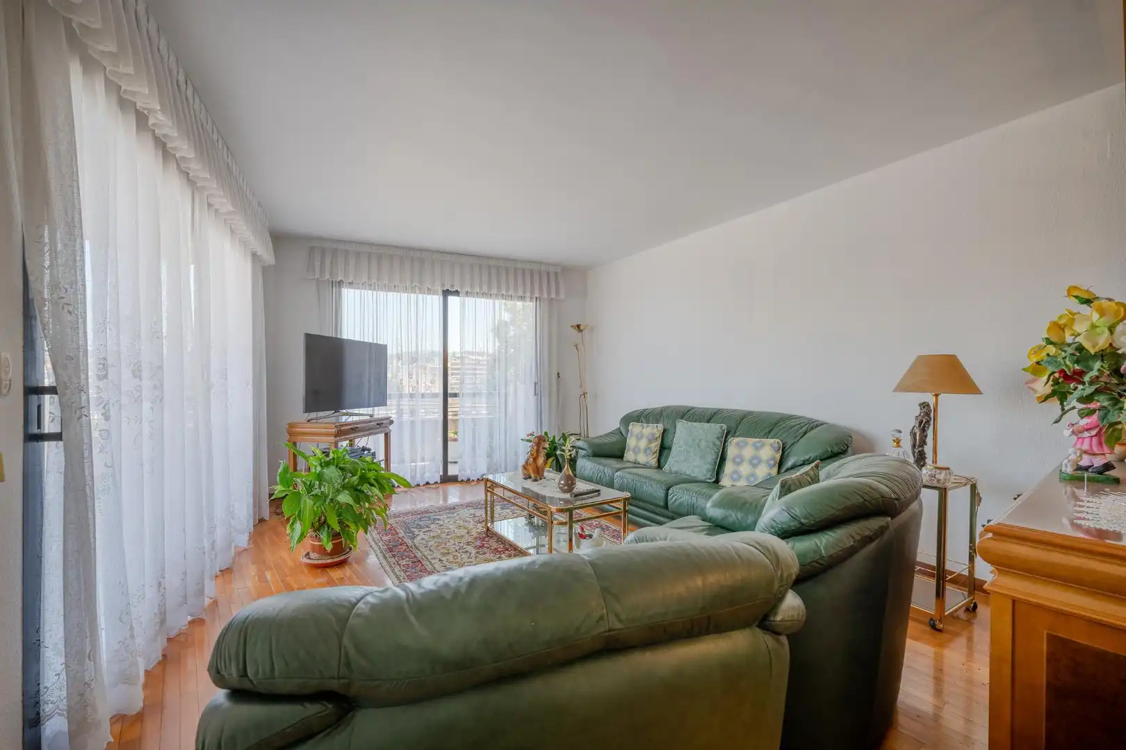 Sala d'estar de Apartament en venda en Girona amb Calefacció, Terrassa i Balcó