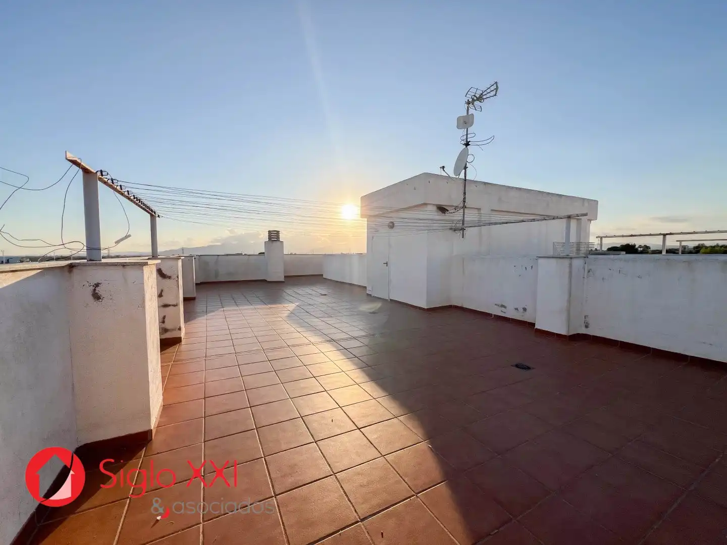 Terrace of Flat for sale in Madrigal 
