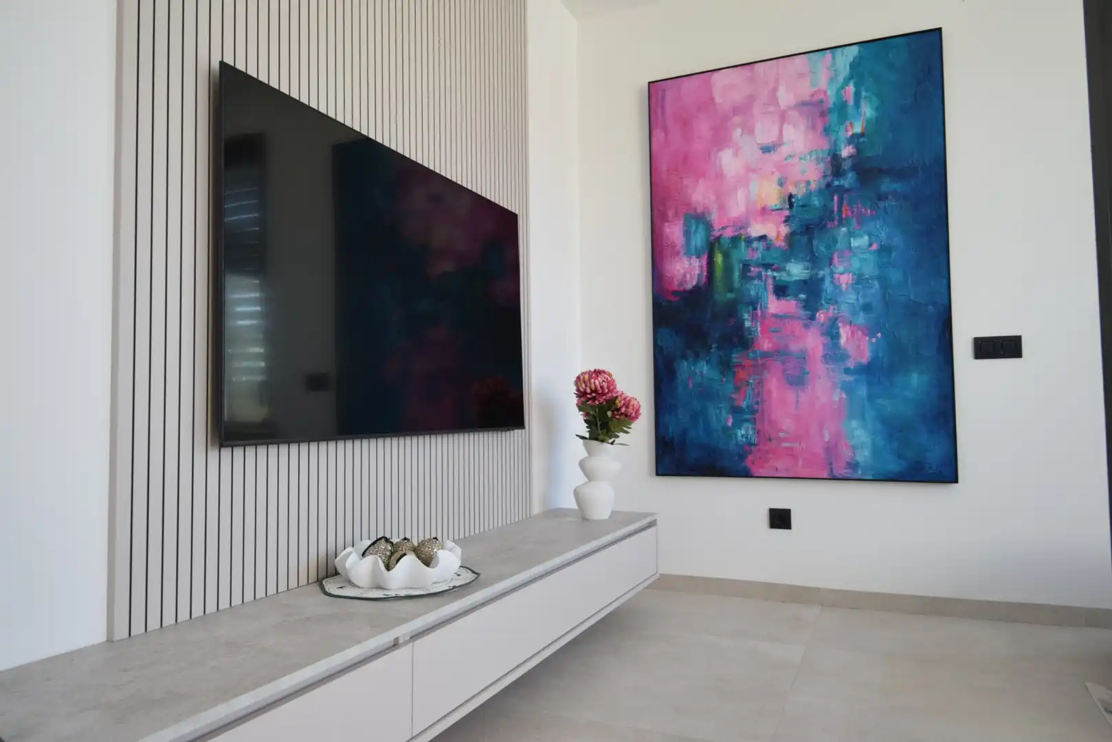 Sala de estar de Casa o chalet en venta en Orihuela con Aire acondicionado, Calefacción y Jardín privado