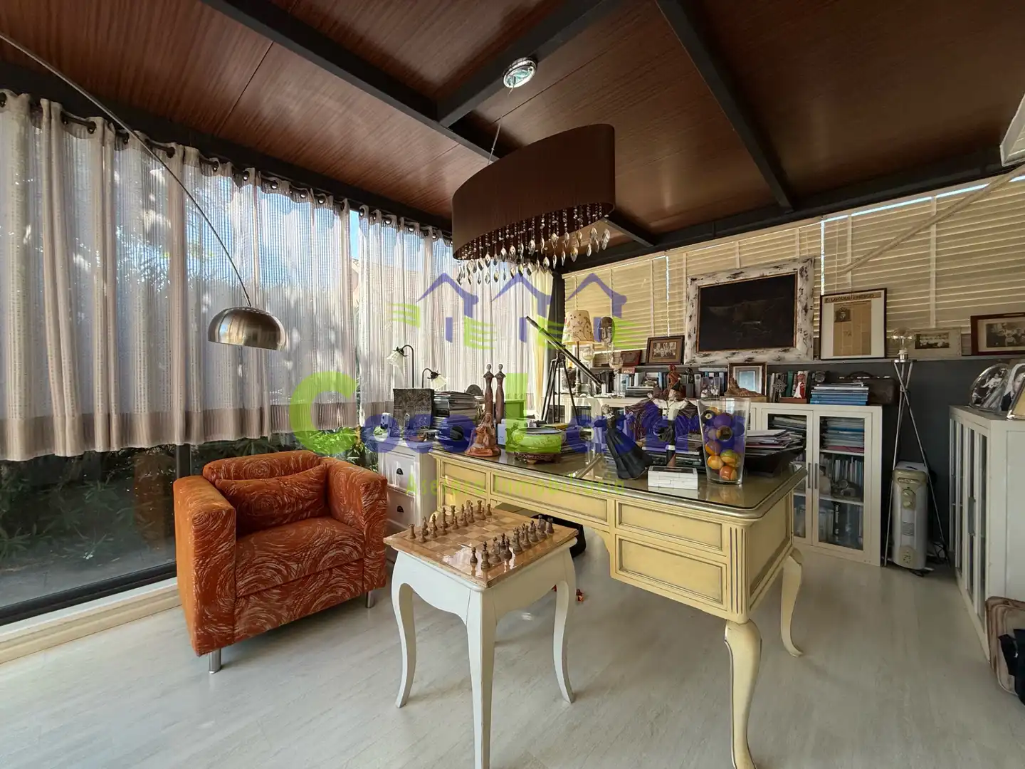Living room of Houses for sale in Monterrubio de Armuña  with Air Conditioner, Heating and Private garden