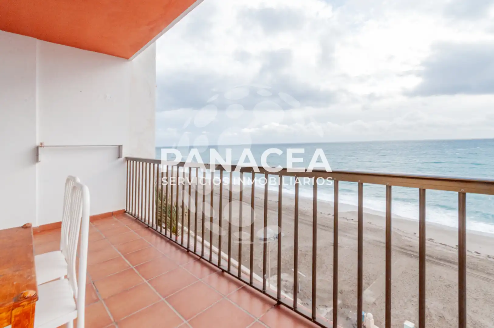 Balcony of Flat for sale in Almería  with Furnished, Washing machine and Microwave