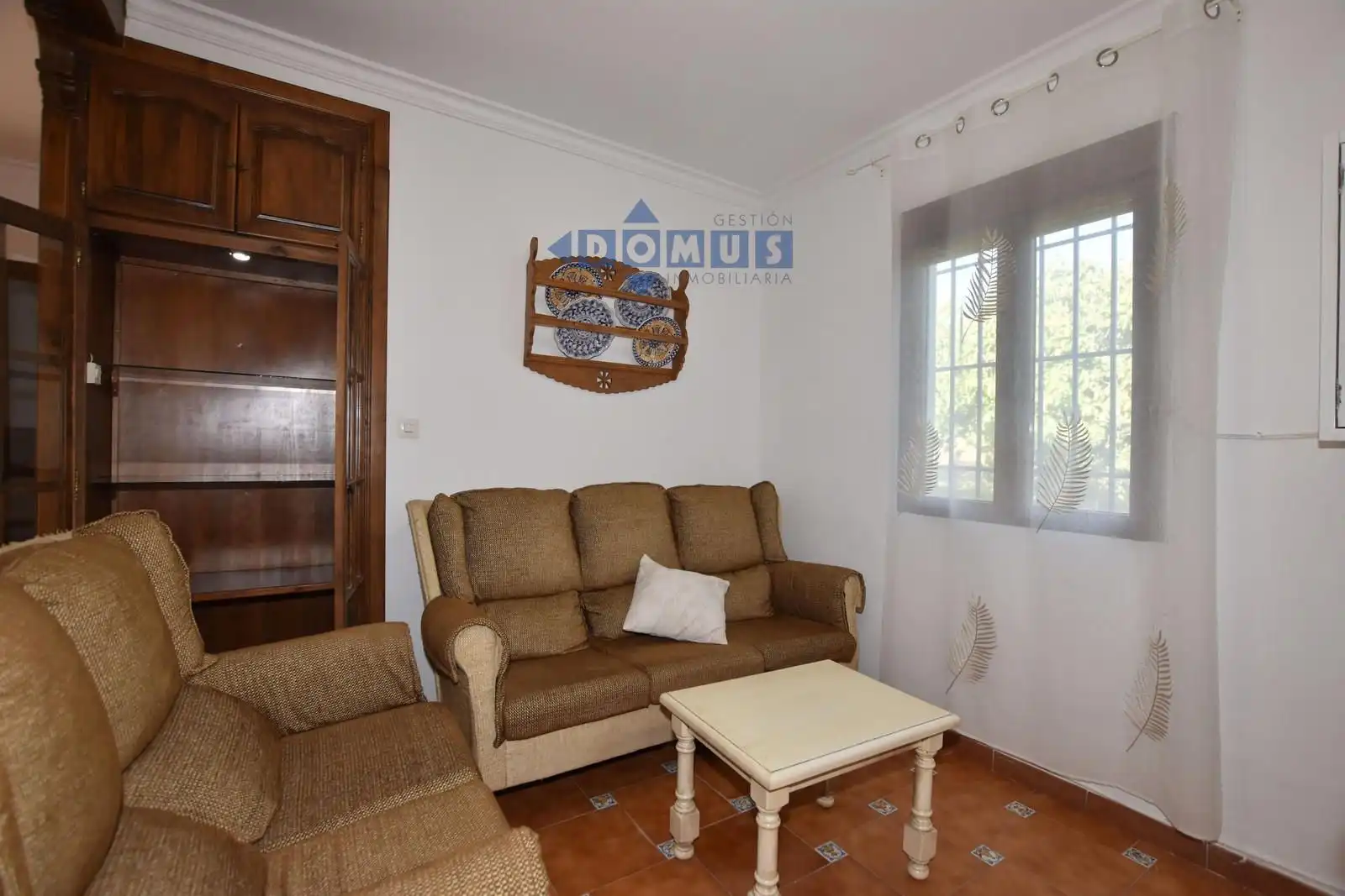 Sala de estar de Finca rústica de alquiler en Arriate con Aire acondicionado, Calefacción y Terraza