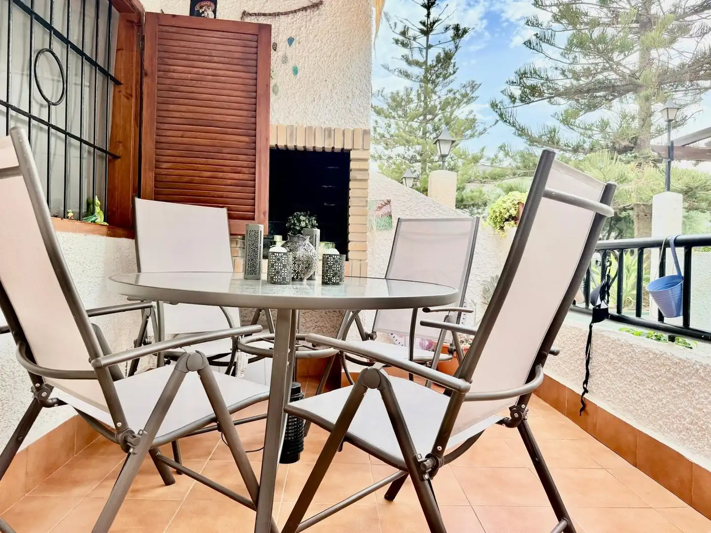 Terrassa de Casa adosada en venda en San Pedro del Pinatar amb Aire condicionat, Calefacció i Jardí privat