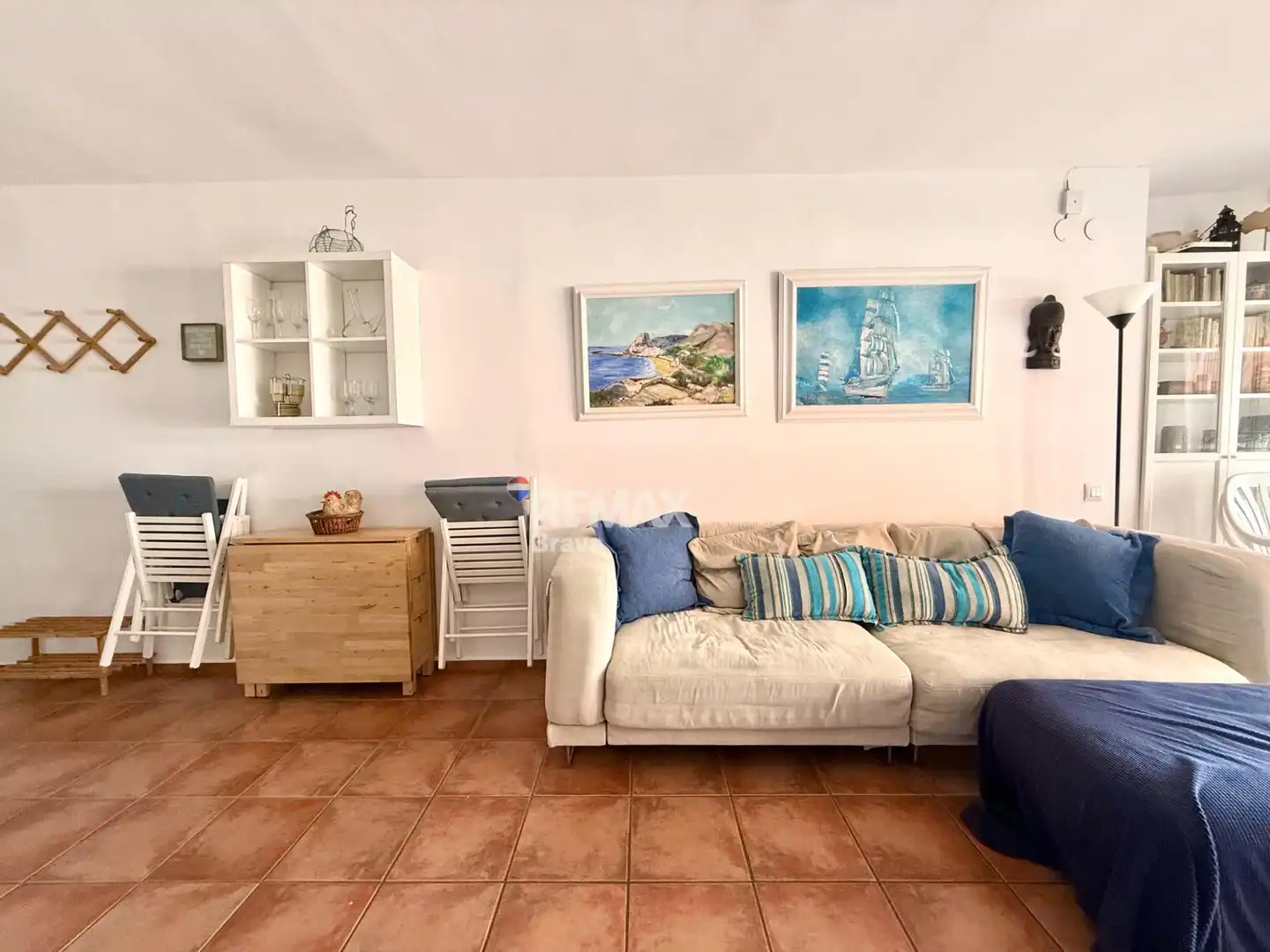 Sala d'estar de Apartament en venda en Tossa de Mar amb Jardí privat, Balcó i Piscina comunitària
