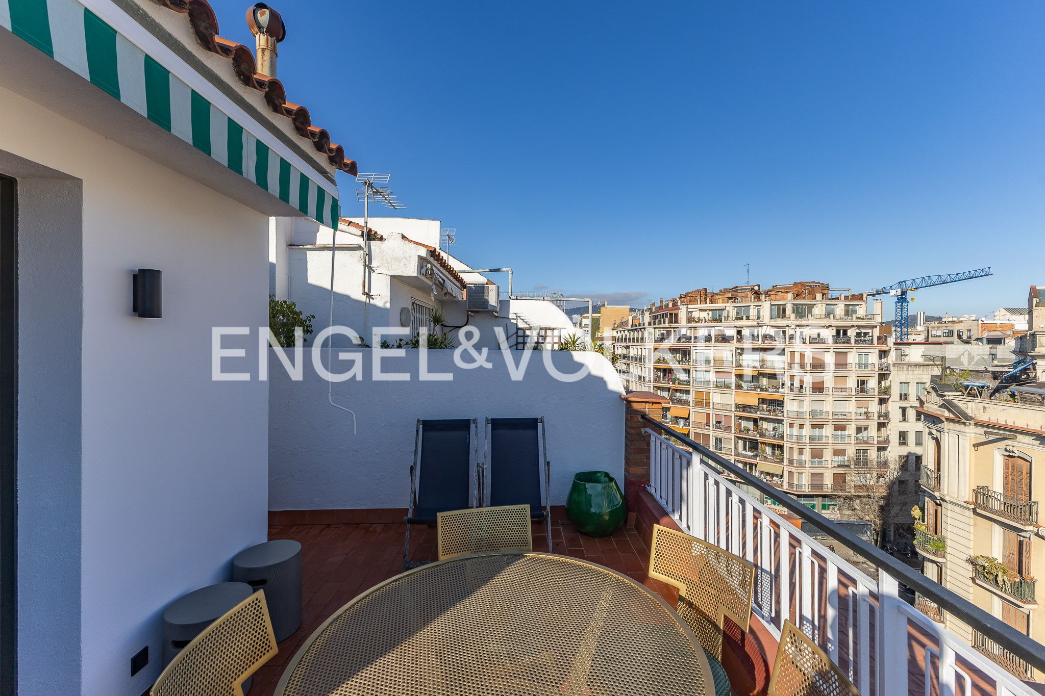 Terrace of Attic for sale in  Barcelona Capital  with Air Conditioner, Heating and Parquet flooring