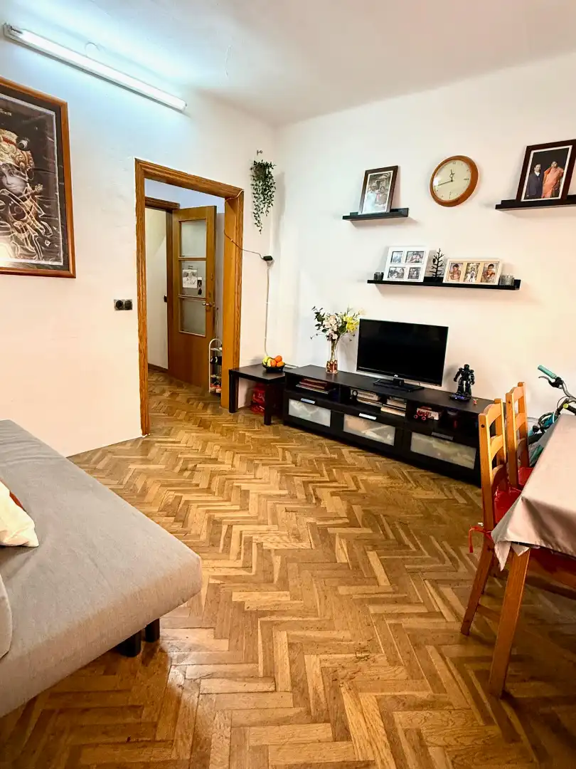 Living room of Flat for sale in Barcelona  with Heating and Parquet flooring