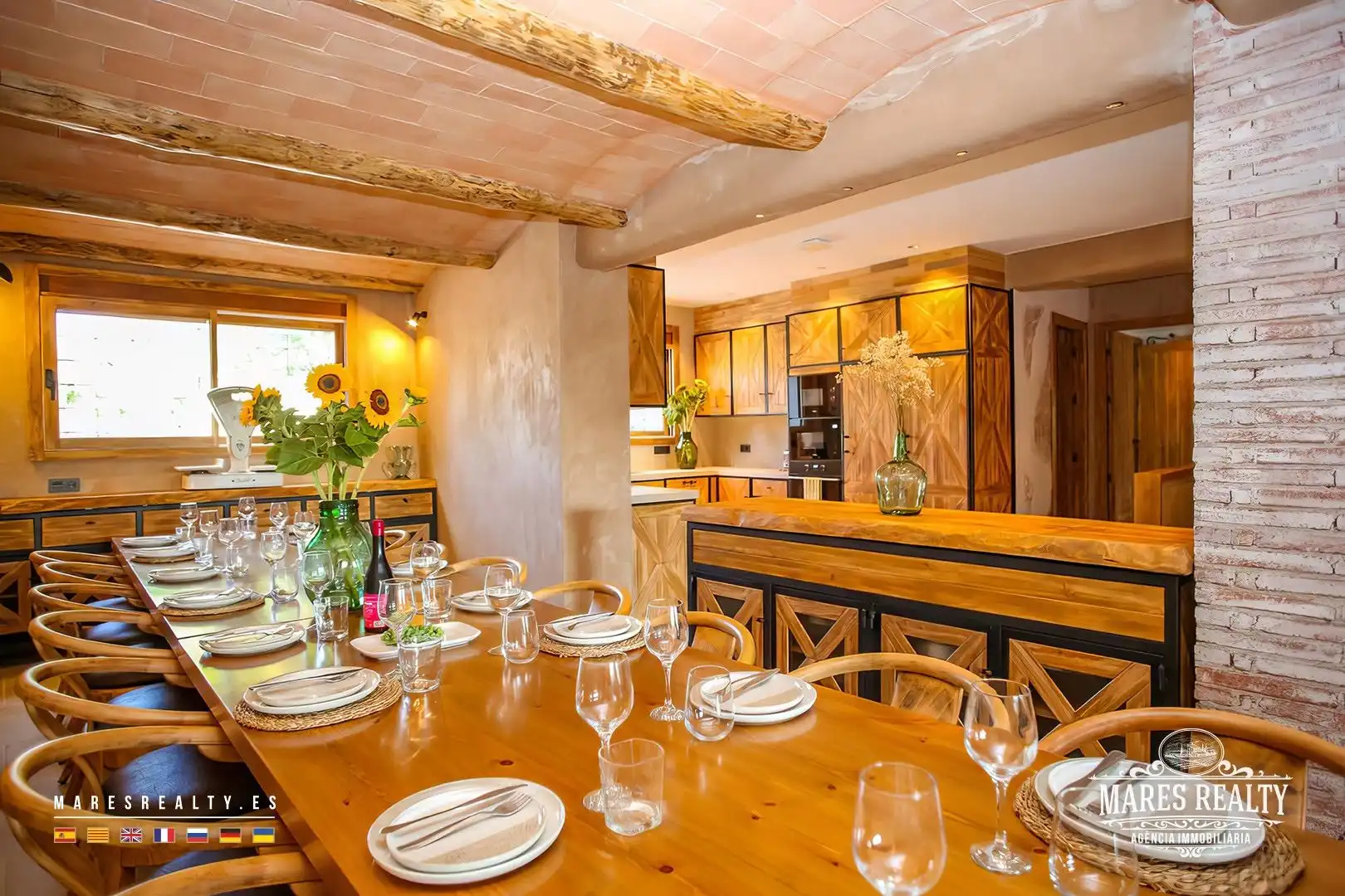 Esszimmer von Country house zum Verkauf in Vidreres mit Heizung, Privatgarten und Abstellraum