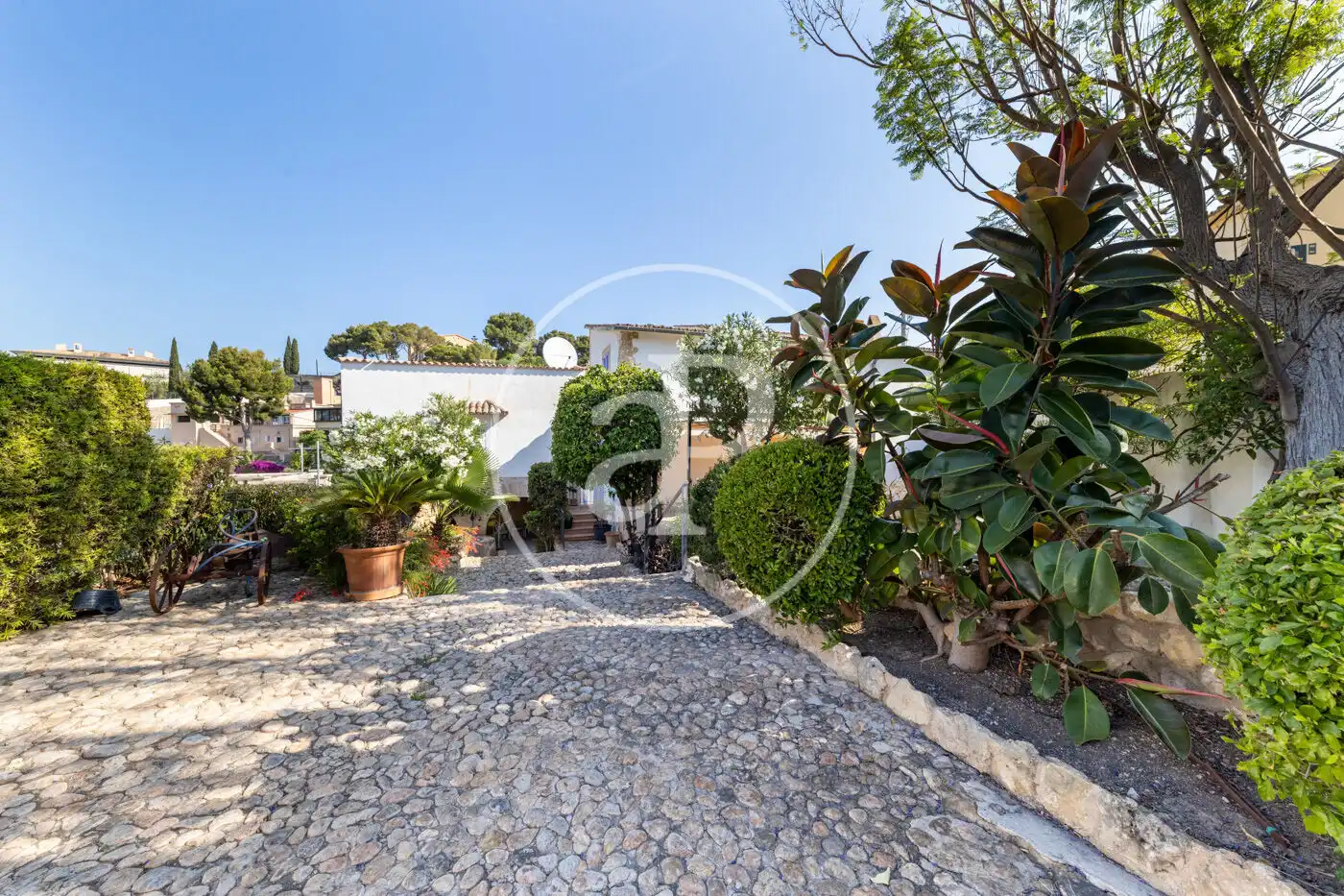 Vista exterior de Casa o xalet en venda en  Palma de Mallorca amb Aire condicionat, Calefacció i Jardí privat