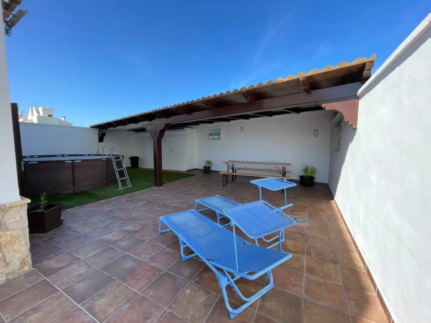 Terrassa de Casa adosada en venda en Sanlúcar de Barrameda amb Aire condicionat