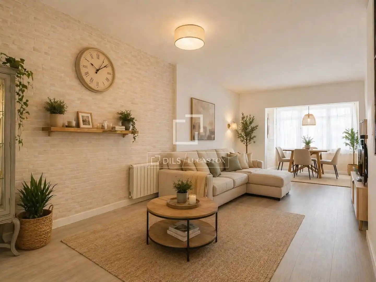 Sala de estar de Piso en venta en Esplugues de Llobregat con Calefacción, Terraza y Trastero