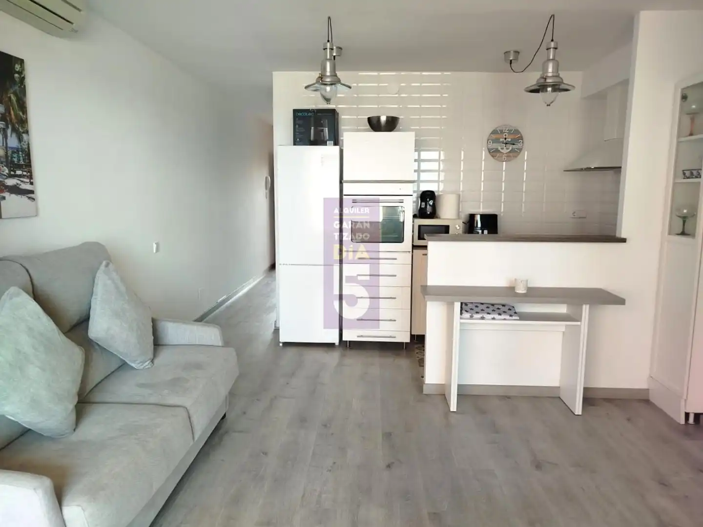 Cocina de Piso de alquiler en Cunit con Aire acondicionado, Parquet y Terraza
