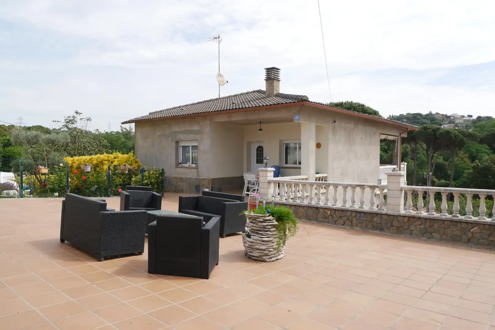Terrassa de Casa o xalet en venda en Maçanet de la Selva amb Calefacció, Jardí privat i Piscina