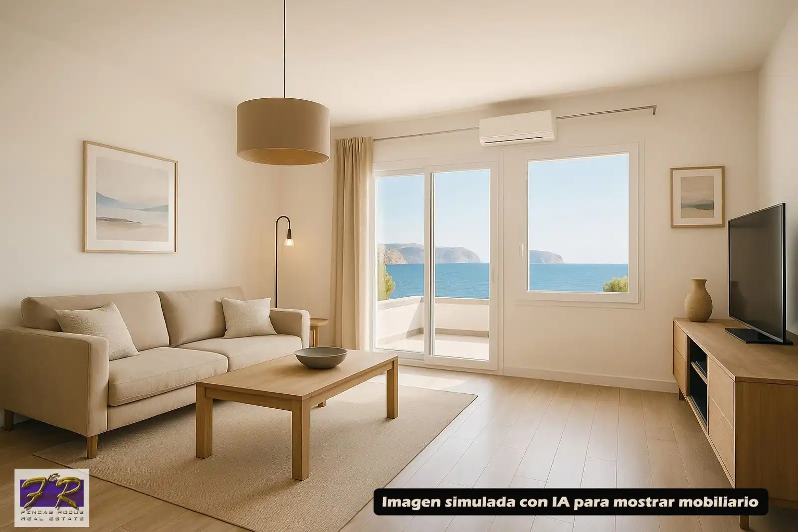 Sala d'estar de Casa o xalet en venda en Alcúdia amb Aire condicionat, Terrassa i Moblat