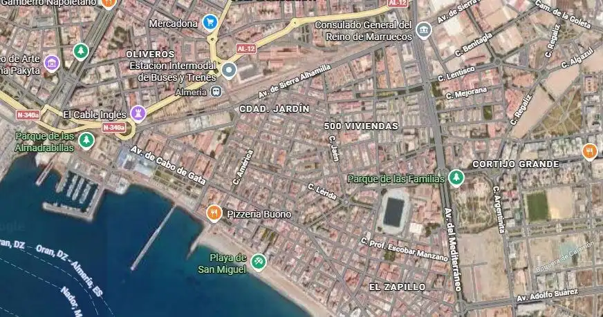 Vista exterior de Piso en venta en Ciudad Jardín - Tagarete - El Zapillo