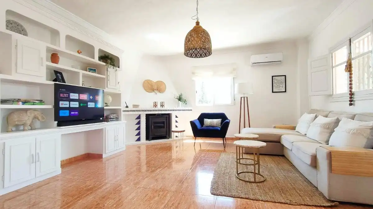 Sala de estar de Casa o chalet en venta en Montserrat con Aire acondicionado, Jardín privado y Terraza
