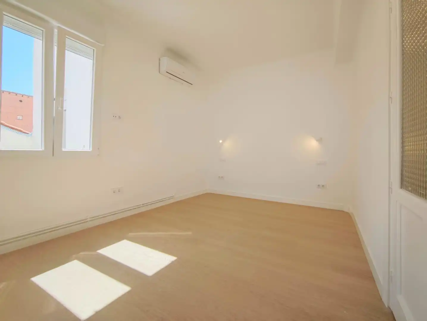 Wohnzimmer von Wohnung zur Miete in Madrid mit Klimaanlage, Heizung und Terrasse