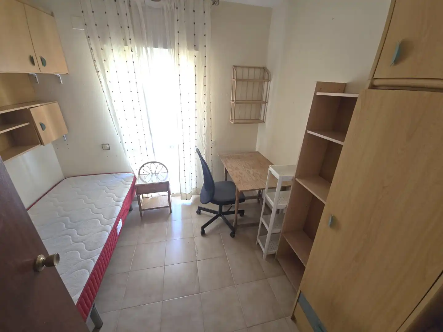 Bedroom of Flat for rent in Cáceres  with Heating, Terrace and Furnished
