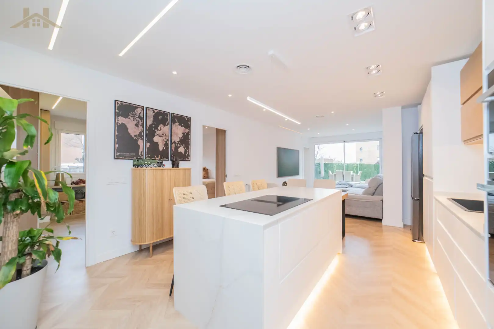 Kitchen of Flat for sale in Boadilla del Monte  with Air Conditioner, Heating and Private garden