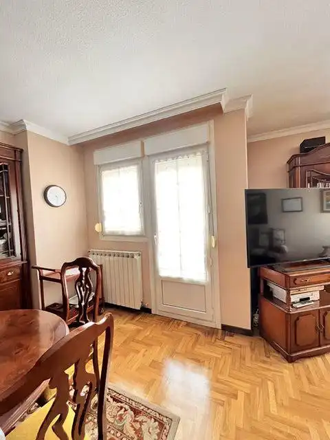 Schlafzimmer von Wohnung zum Verkauf in Gijón  mit Heizung, Parkett und Terrasse