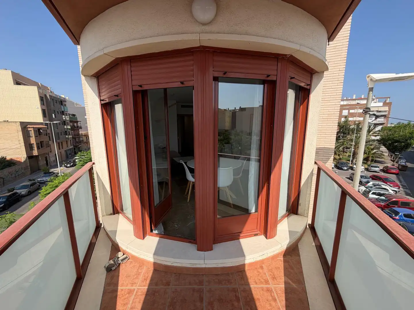 Balcony of Flat for sale in Almazora / Almassora  with Storage room, Furnished and Oven