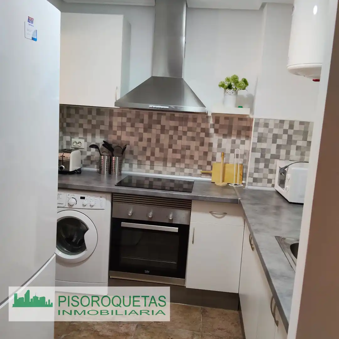 Kitchen of Flat for rent in Roquetas de Mar  with Air Conditioner, Heating and Terrace