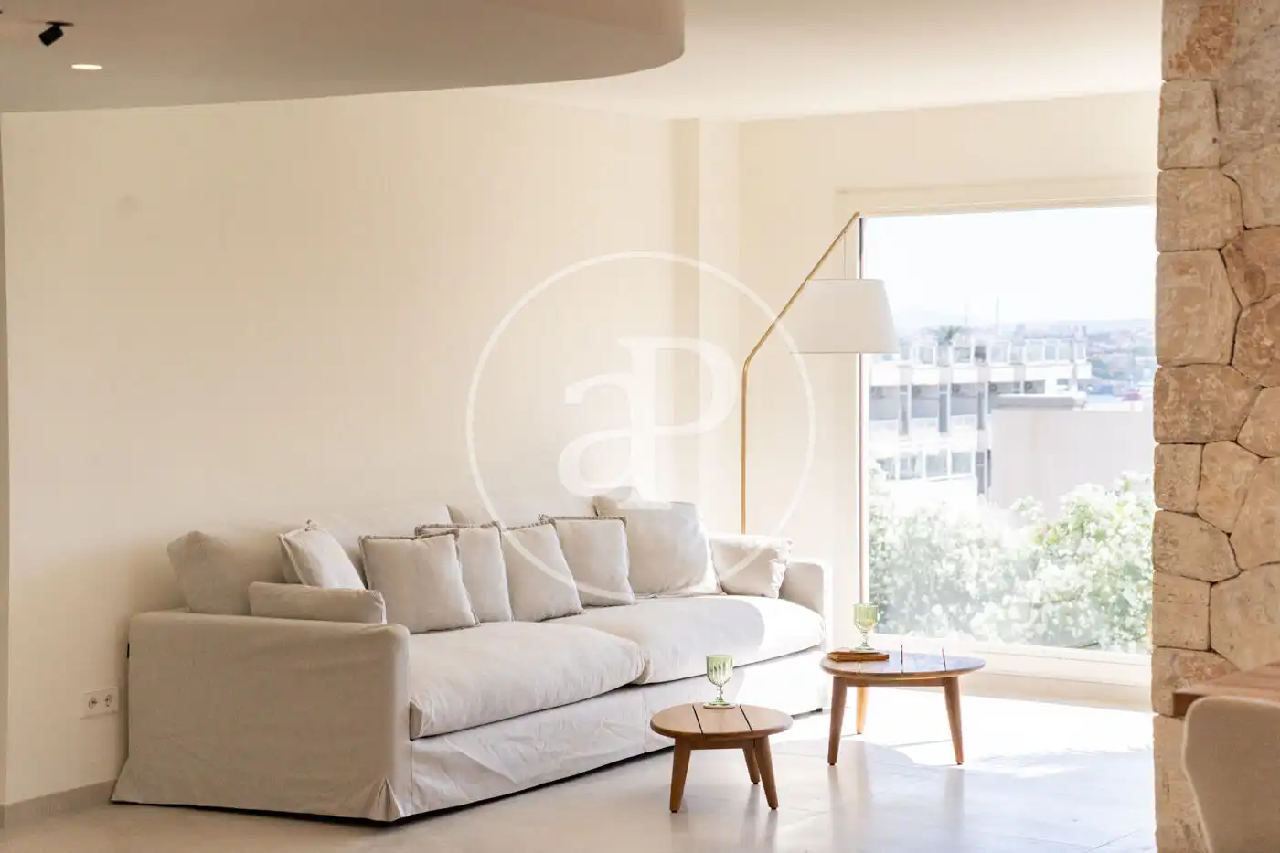 Sala de estar de Piso en venta en  Palma de Mallorca con Aire acondicionado, Calefacción y Jardín privado