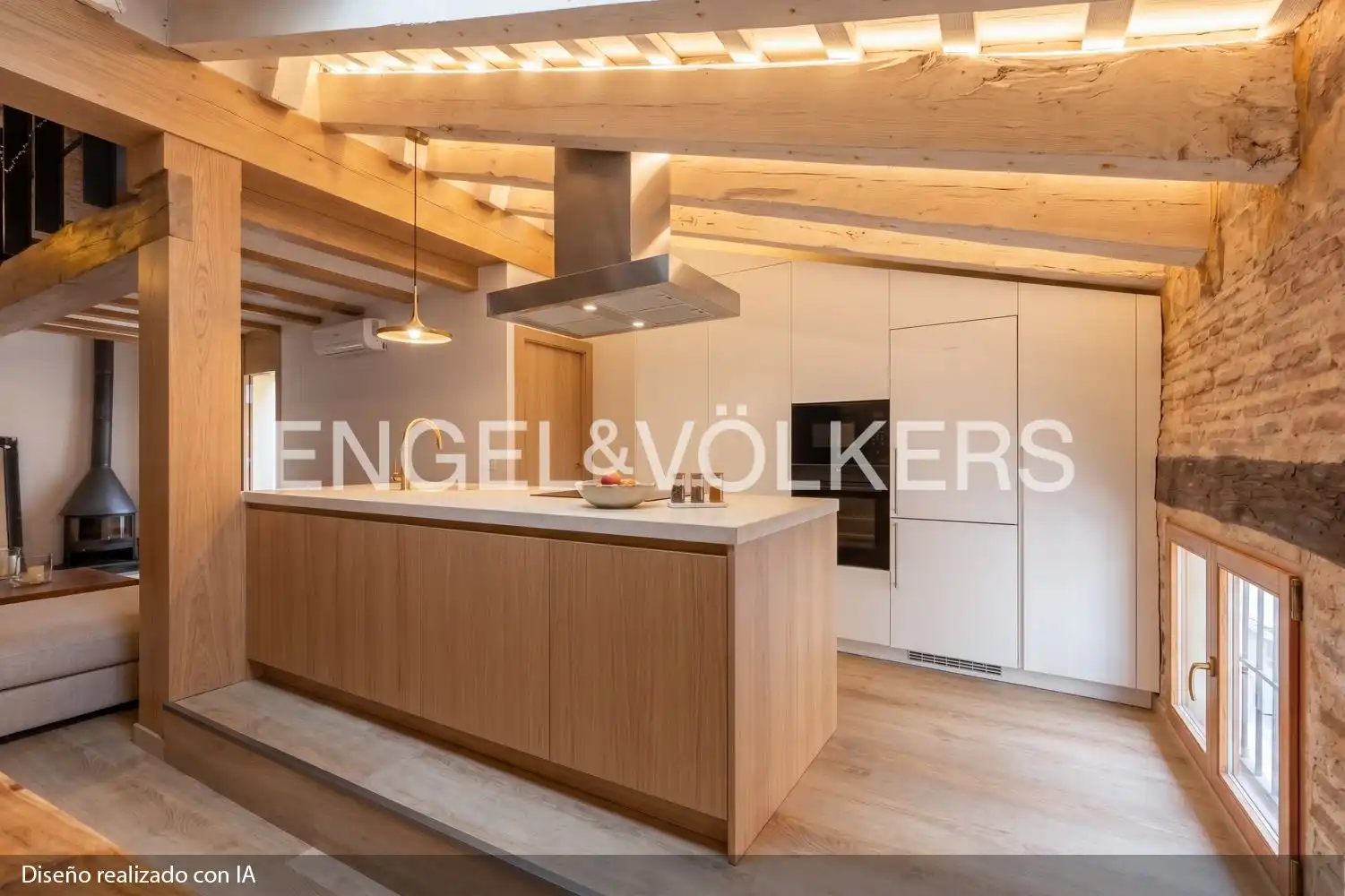 Cocina de Dúplex en venta en Valencia con Aire acondicionado, Calefacción y Balcón