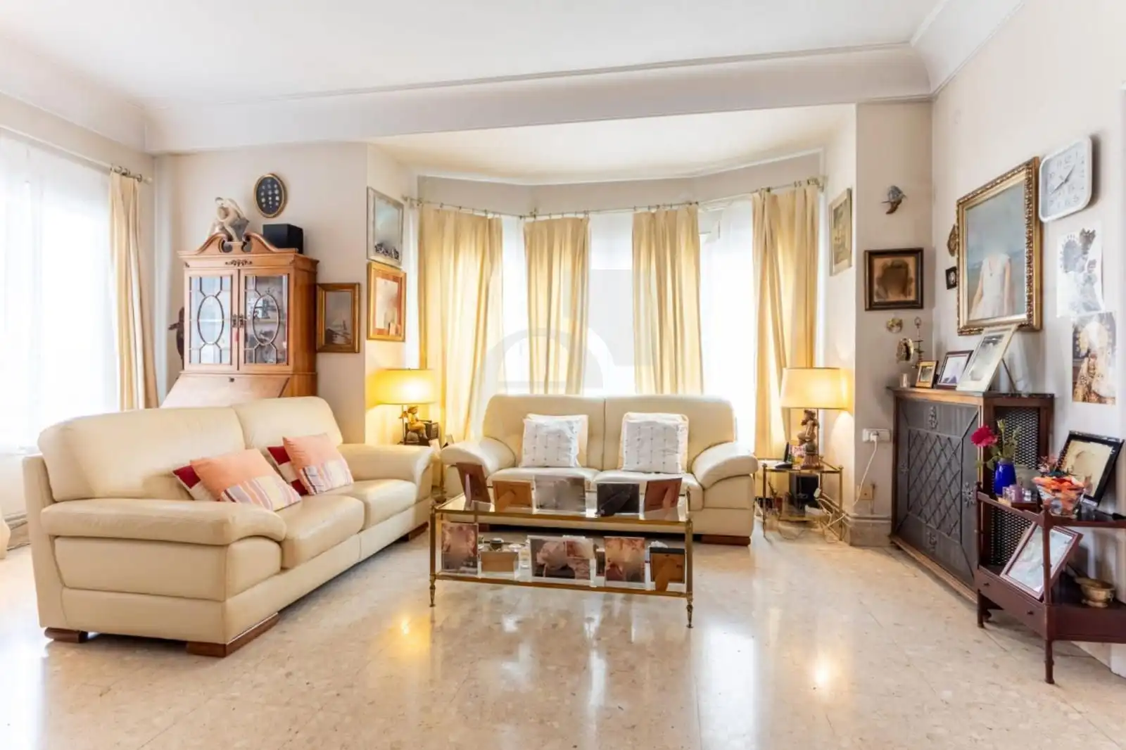 Wohnzimmer von Wohnung zum Verkauf in Valencia mit Klimaanlage, Terrasse und Abstellraum