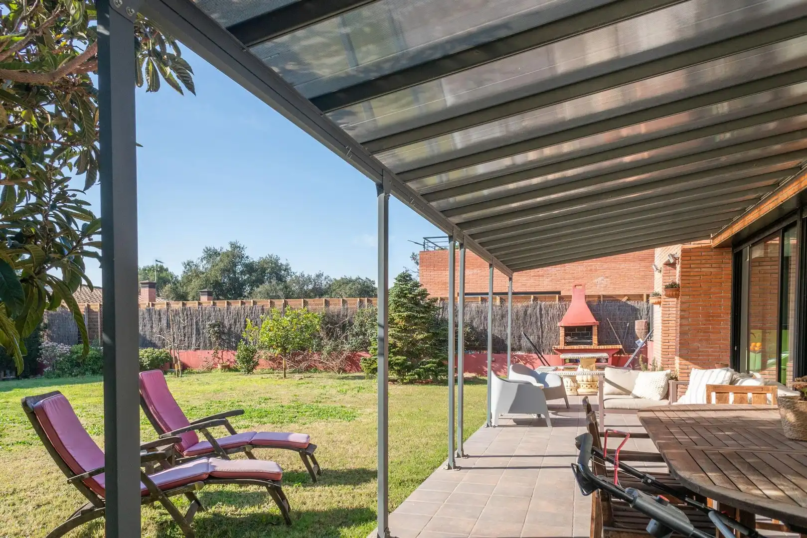 Terraza de Casa o chalet en venta en Sant Vicenç de Montalt con Aire acondicionado, Jardín privado y Terraza