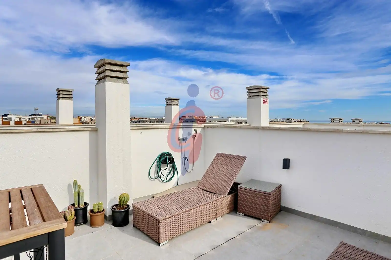 Terrassa de Casa adosada en venda en Guardamar del Segura amb Aire condicionat, Calefacció i Terrassa