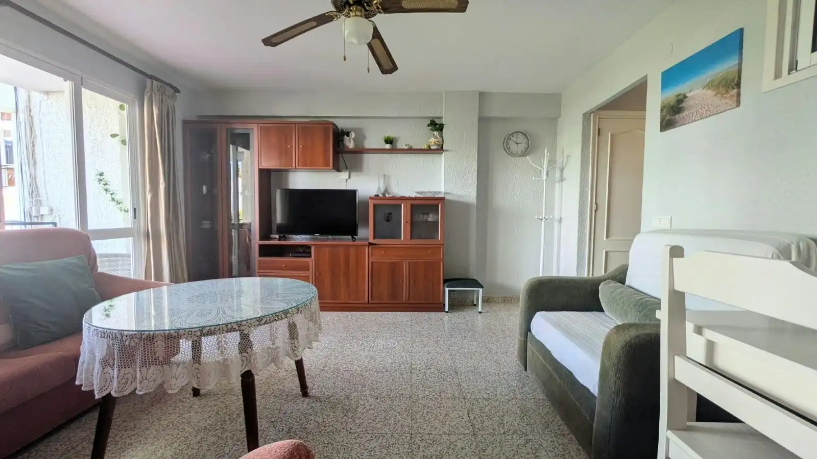 Living room of Flat for rent in Fuengirola  with Terrace, Furnished and Balcony