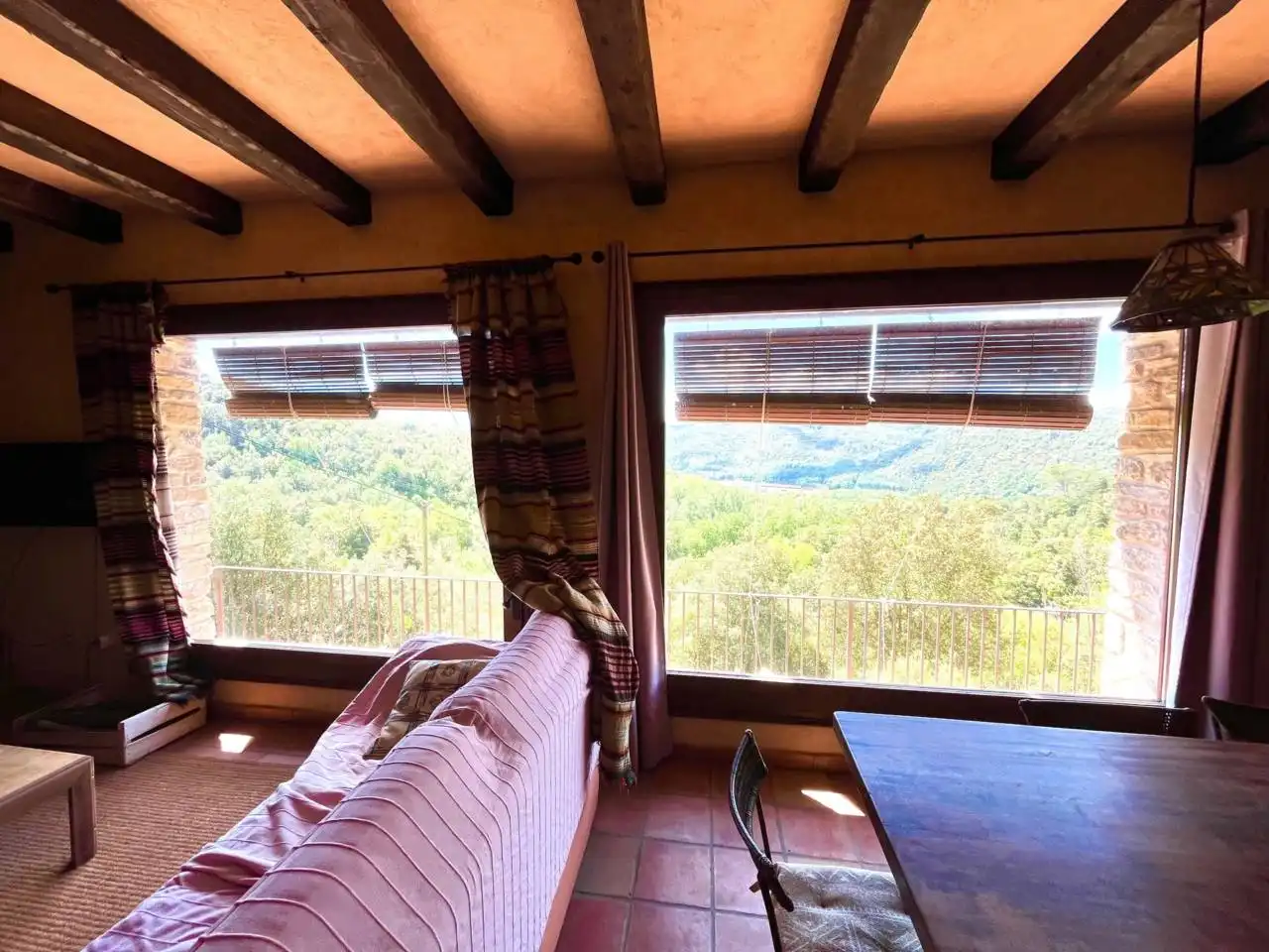 Habitación de Finca rústica en venta en Sant Aniol de Finestres con Calefacción, Jardín privado y Terraza