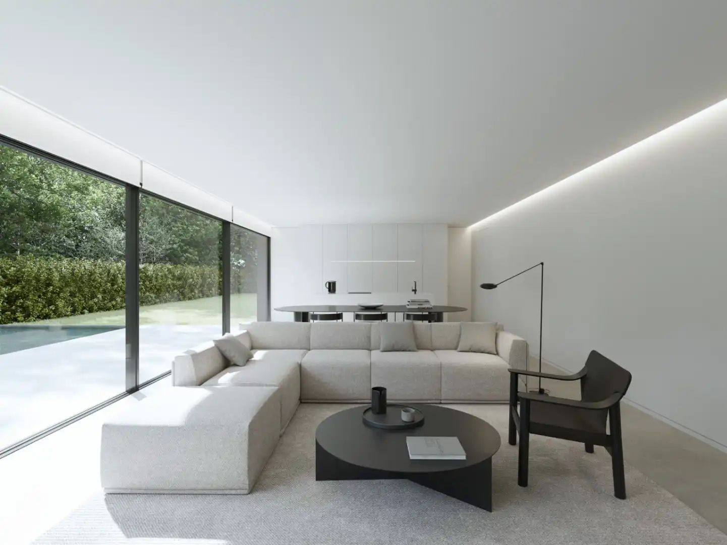 Living room of Houses for sale in L'Alfàs del Pi  with Swimming Pool