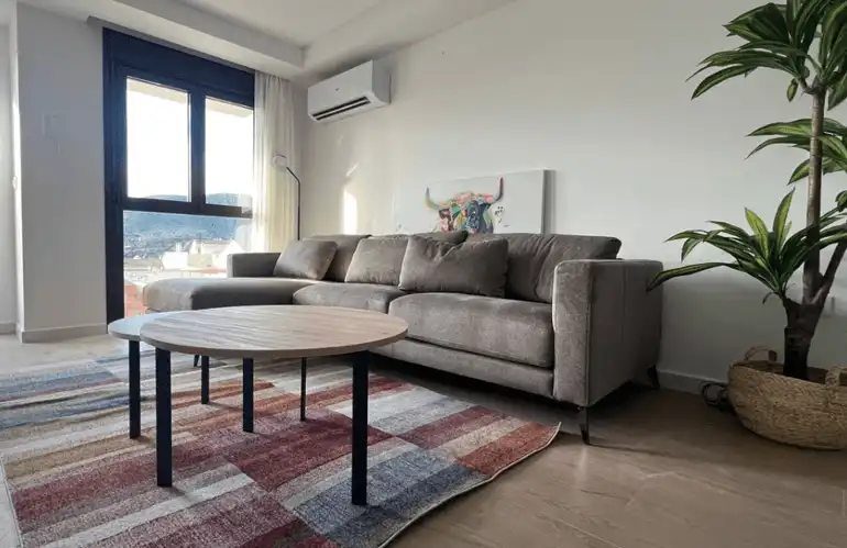 Sala de estar de Casa adosada en venta en La Unión con Aire acondicionado, Terraza y Piscina
