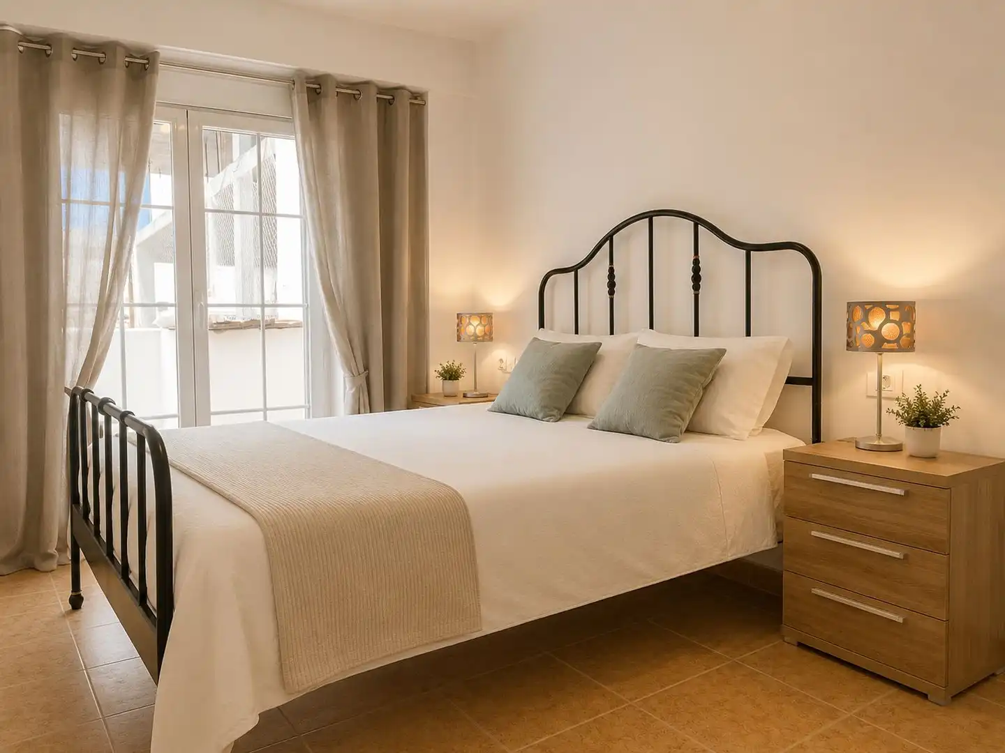 Dormitori de Apartament en venda en Altea amb Aire condicionat, Terrassa i Moblat
