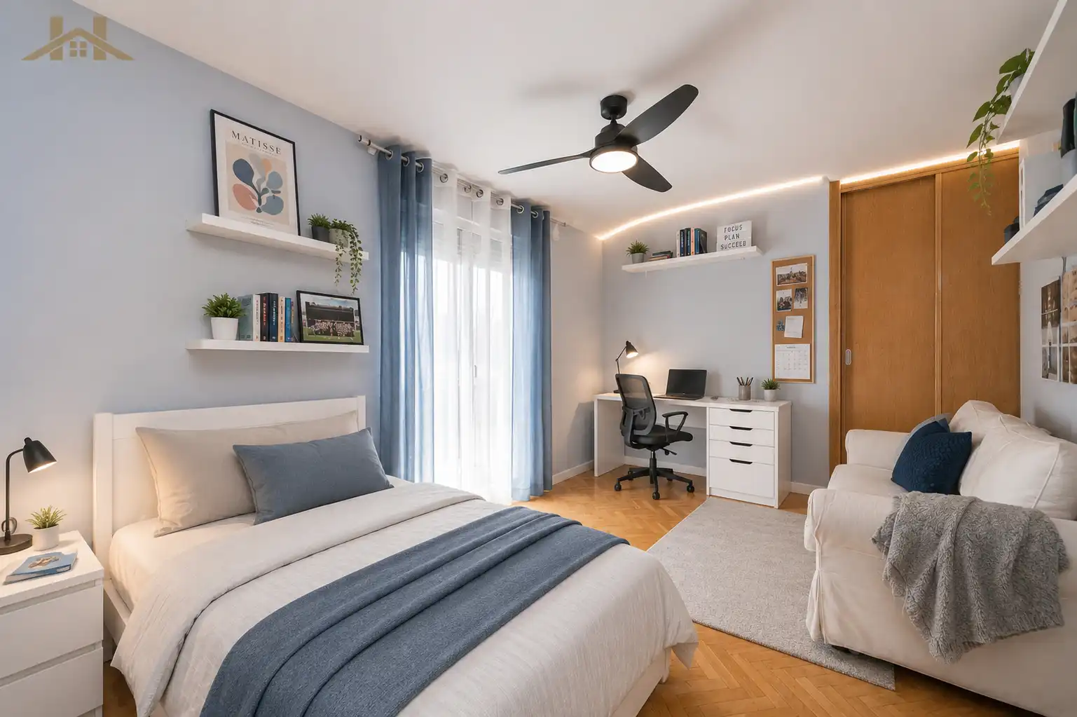 Bedroom of Duplexes for sale in Villanueva del Pardillo  with Air Conditioner, Heating and Parquet flooring