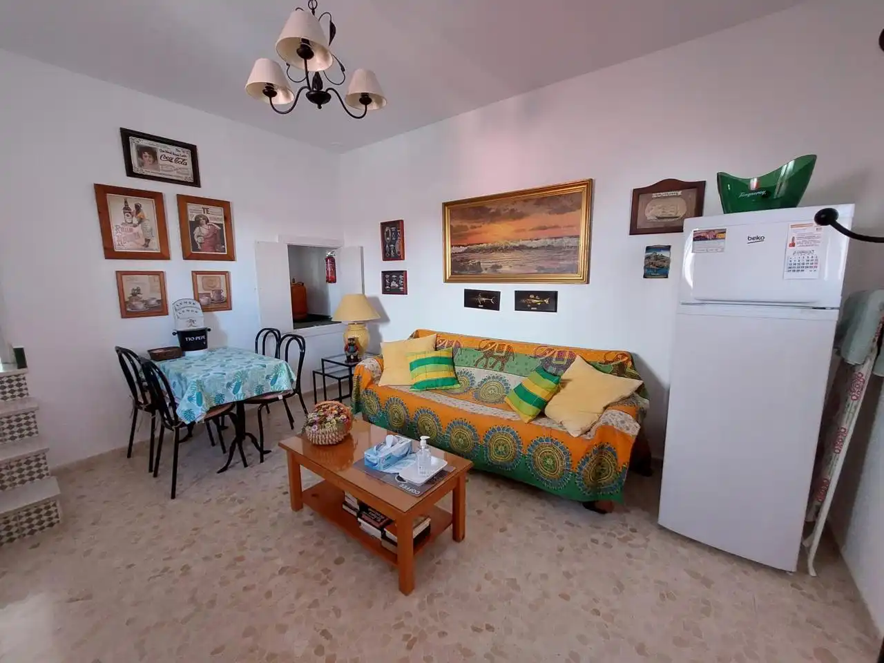 Sala d'estar de Dúplex en venda en Cádiz amb Aire condicionat i Moblat