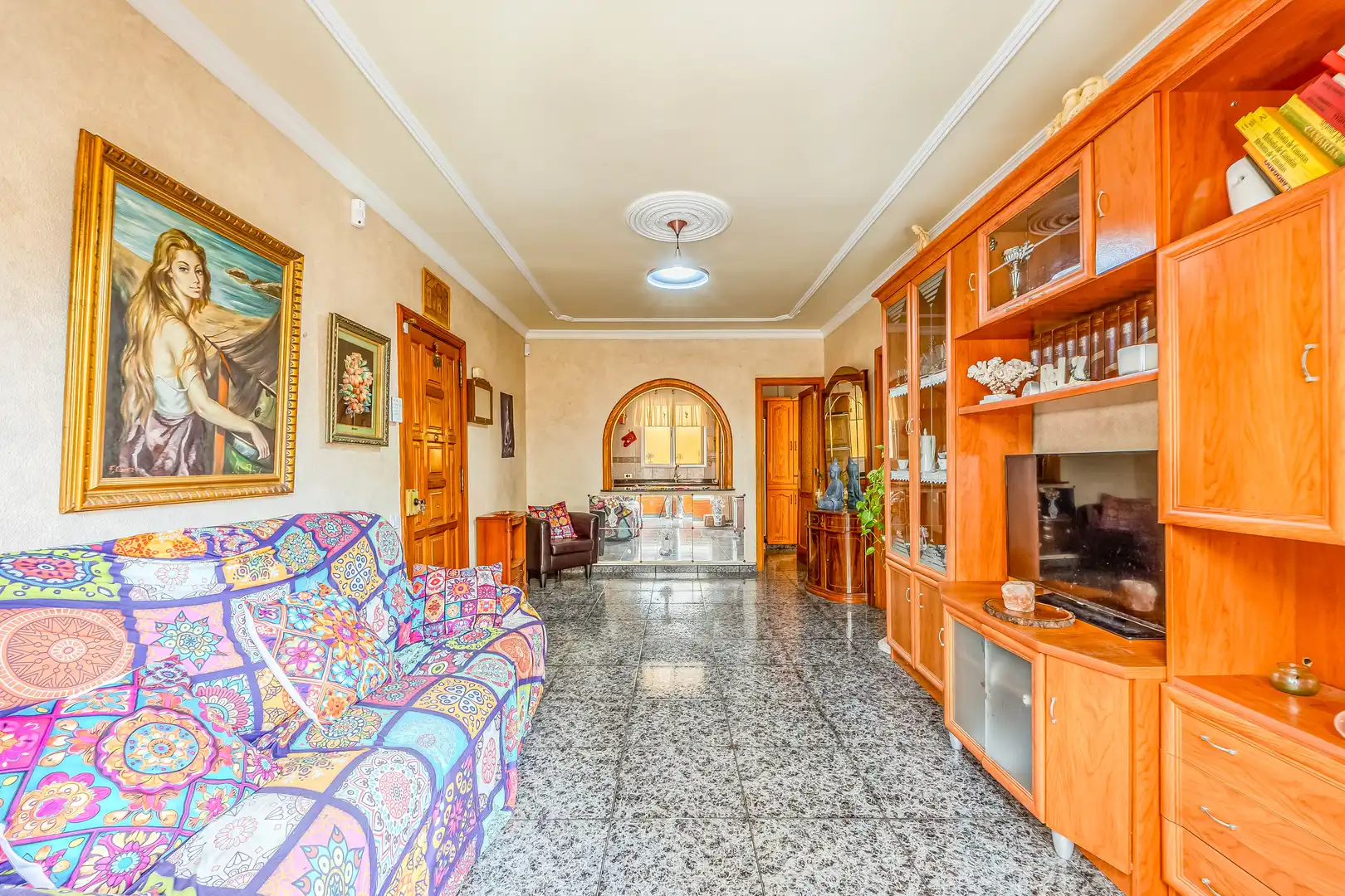 Sala de estar de Piso en venta en Las Palmas de Gran Canaria