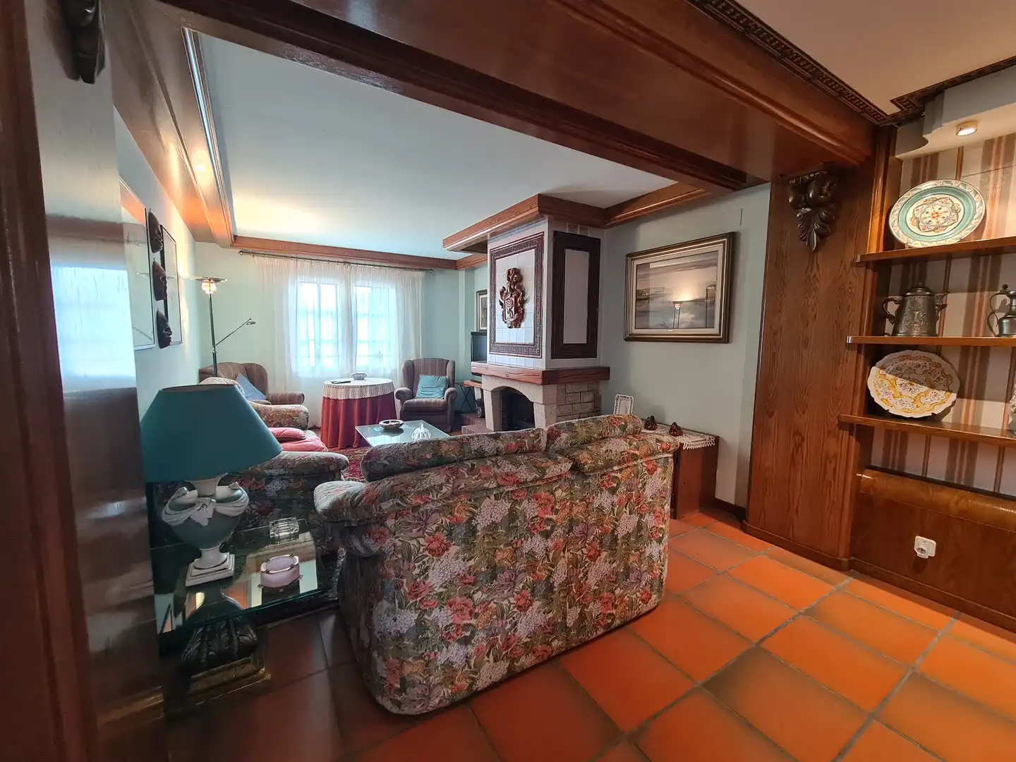 Sala d'estar de Casa o xalet en venda en Rossell amb Calefacció, Jardí privat i Parquet