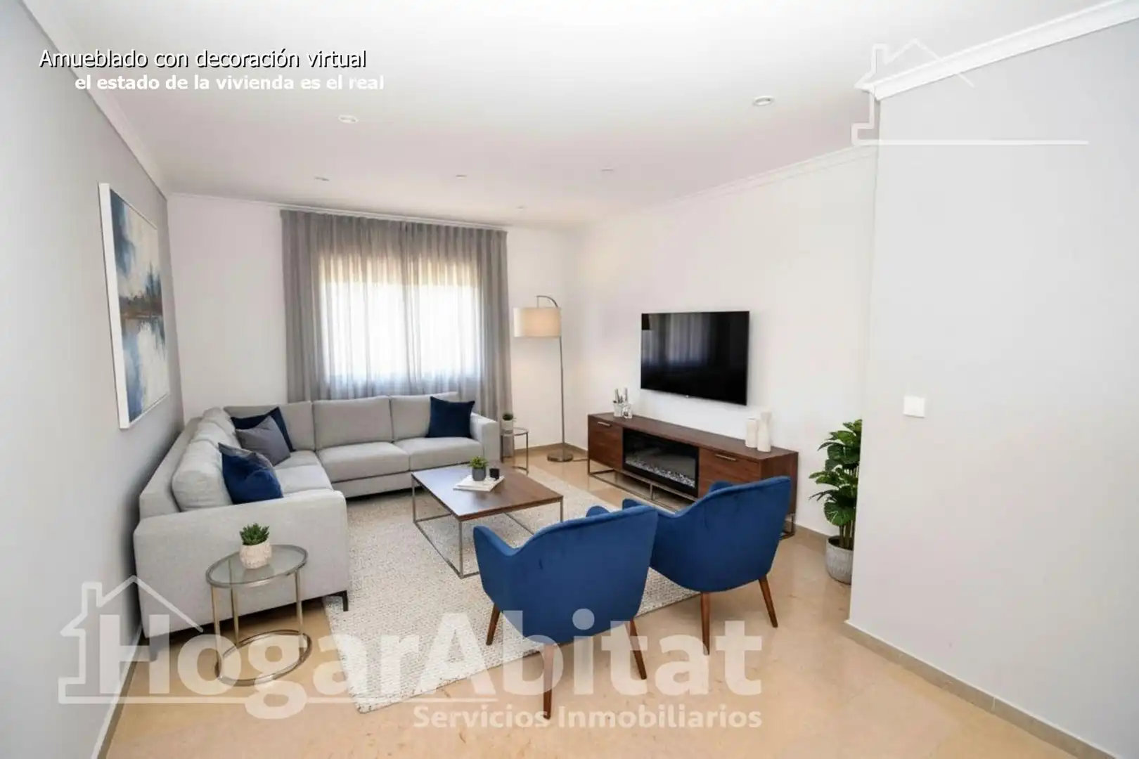 Living room of Flat for sale in Llaurí  with Air Conditioner and Balcony