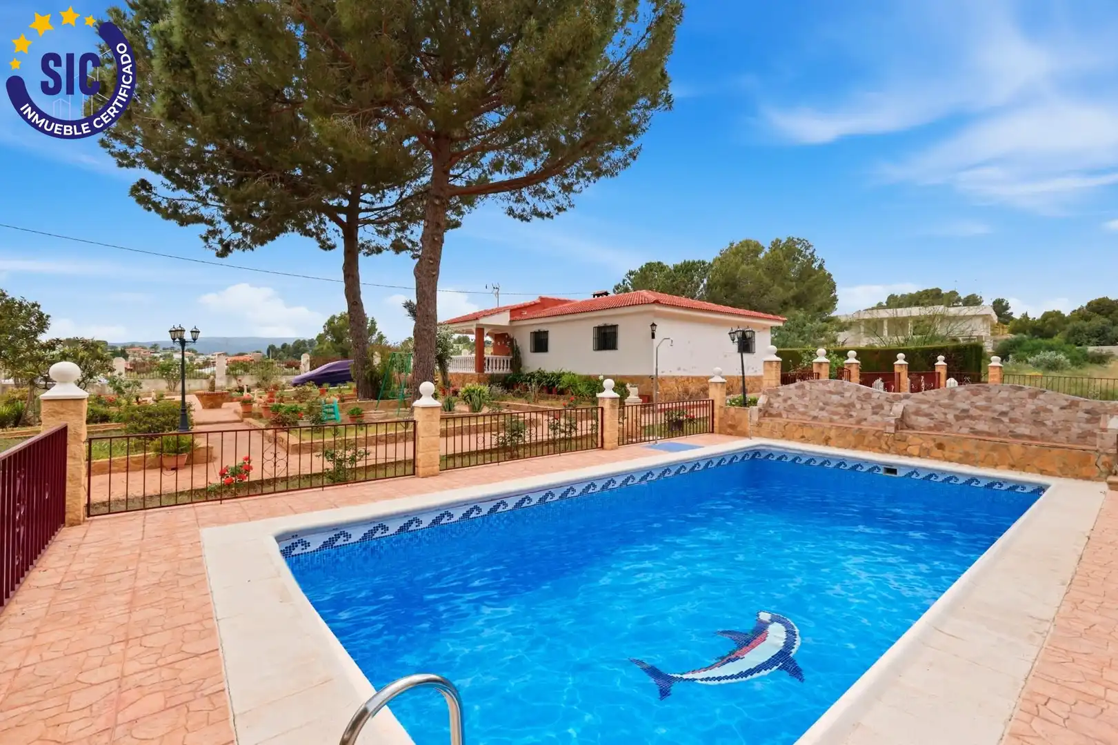 Piscina de Casa o chalet en venta en Montroi / Montroy con Jardín privado, Terraza y Piscina