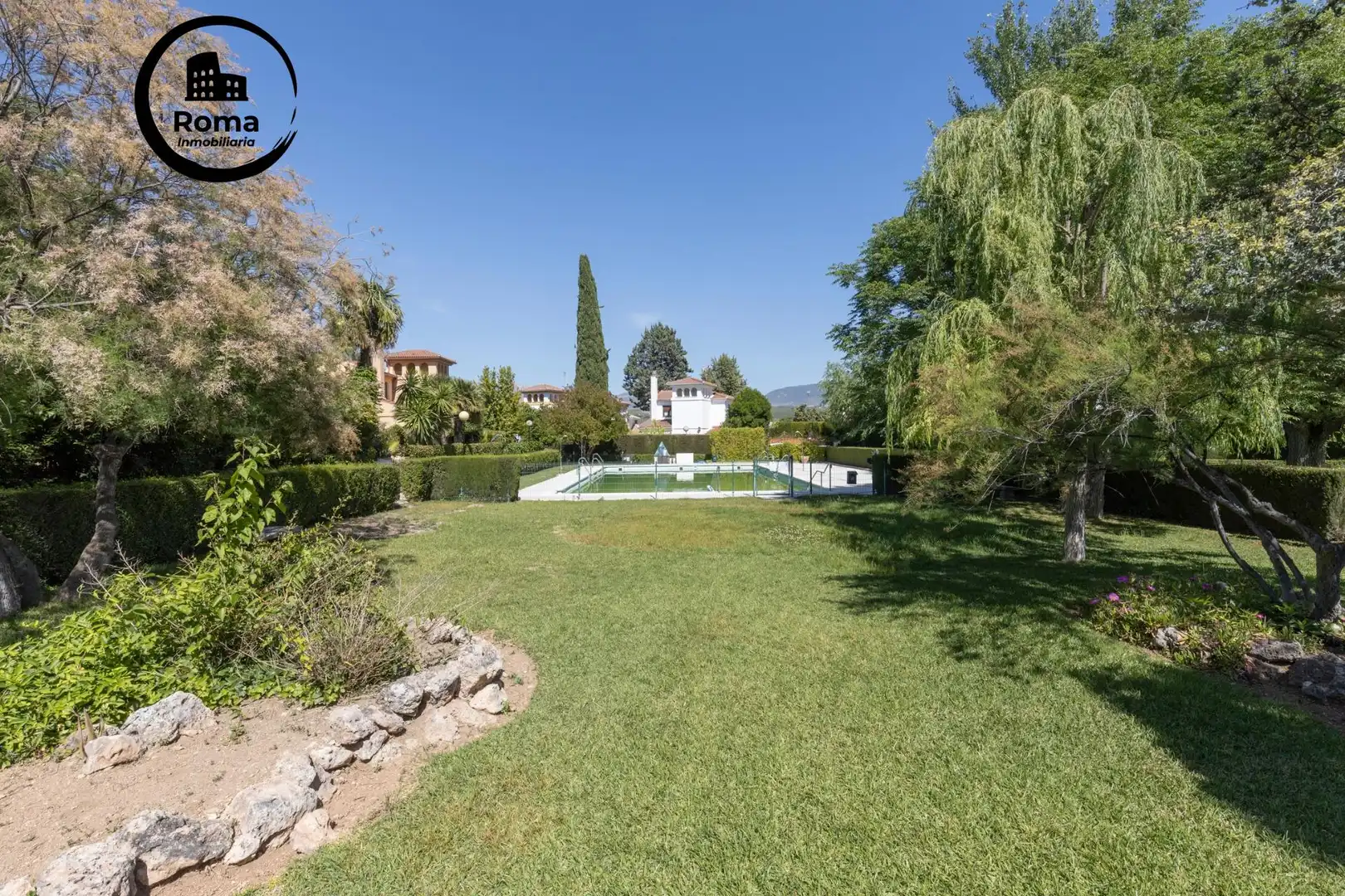 Jardín de Casa o chalet en venta en Albolote con Aire acondicionado, Calefacción y Jardín privado