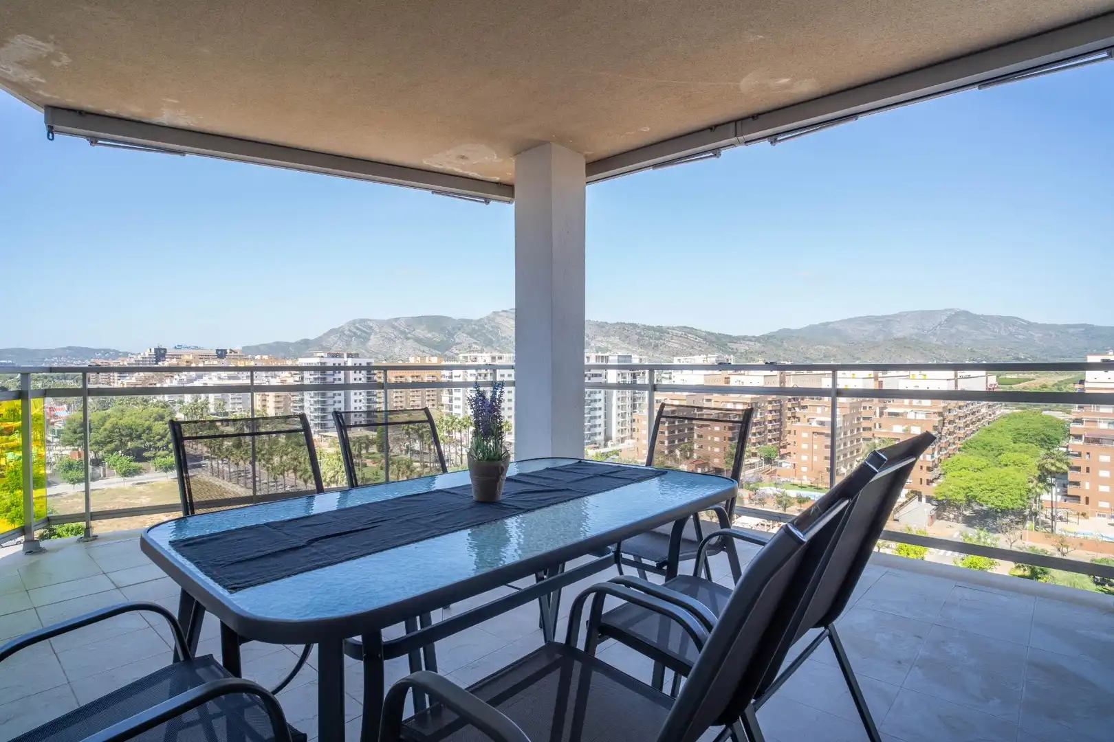 Terrace of Apartments for sale in Oropesa del Mar / Orpesa  with Air Conditioner, Private garden and Terrace