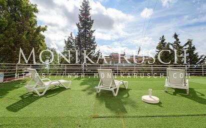 Terrace of House or chalet for sale in  Barcelona Capital  with Air Conditioner, Heating and Parquet flooring