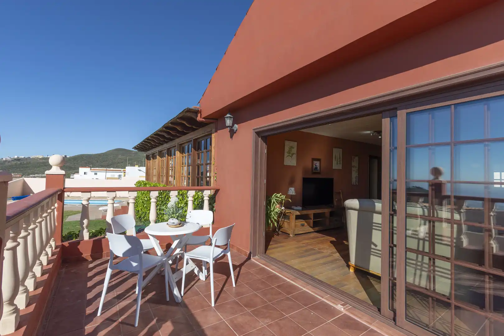 Terraza de Casa o chalet en venta en Granadilla de Abona con Aire acondicionado, Jardín privado y Terraza