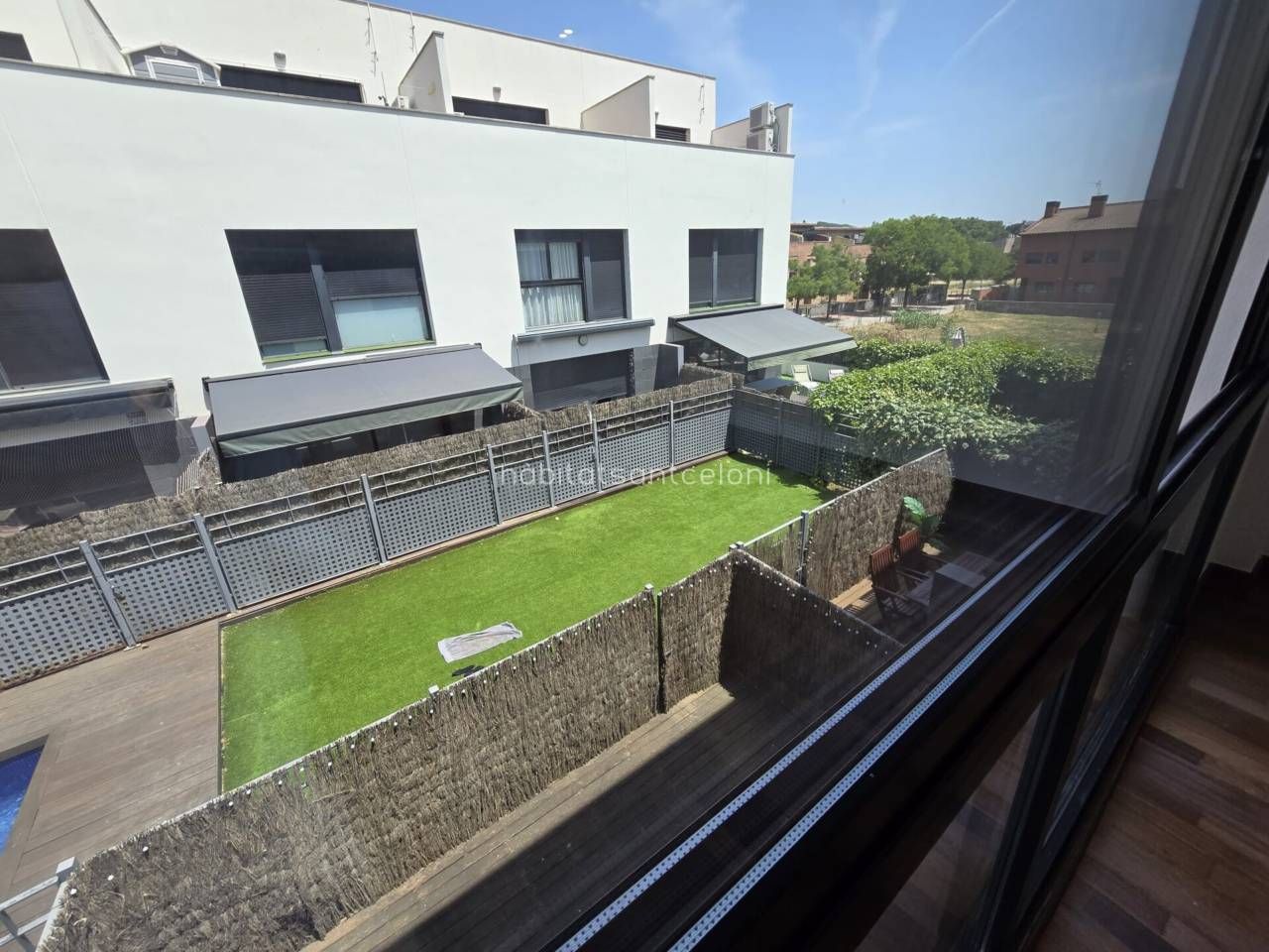 Terrassa de Casa adosada en venda en Sant Celoni amb Calefacció, Jardí privat i Terrassa
