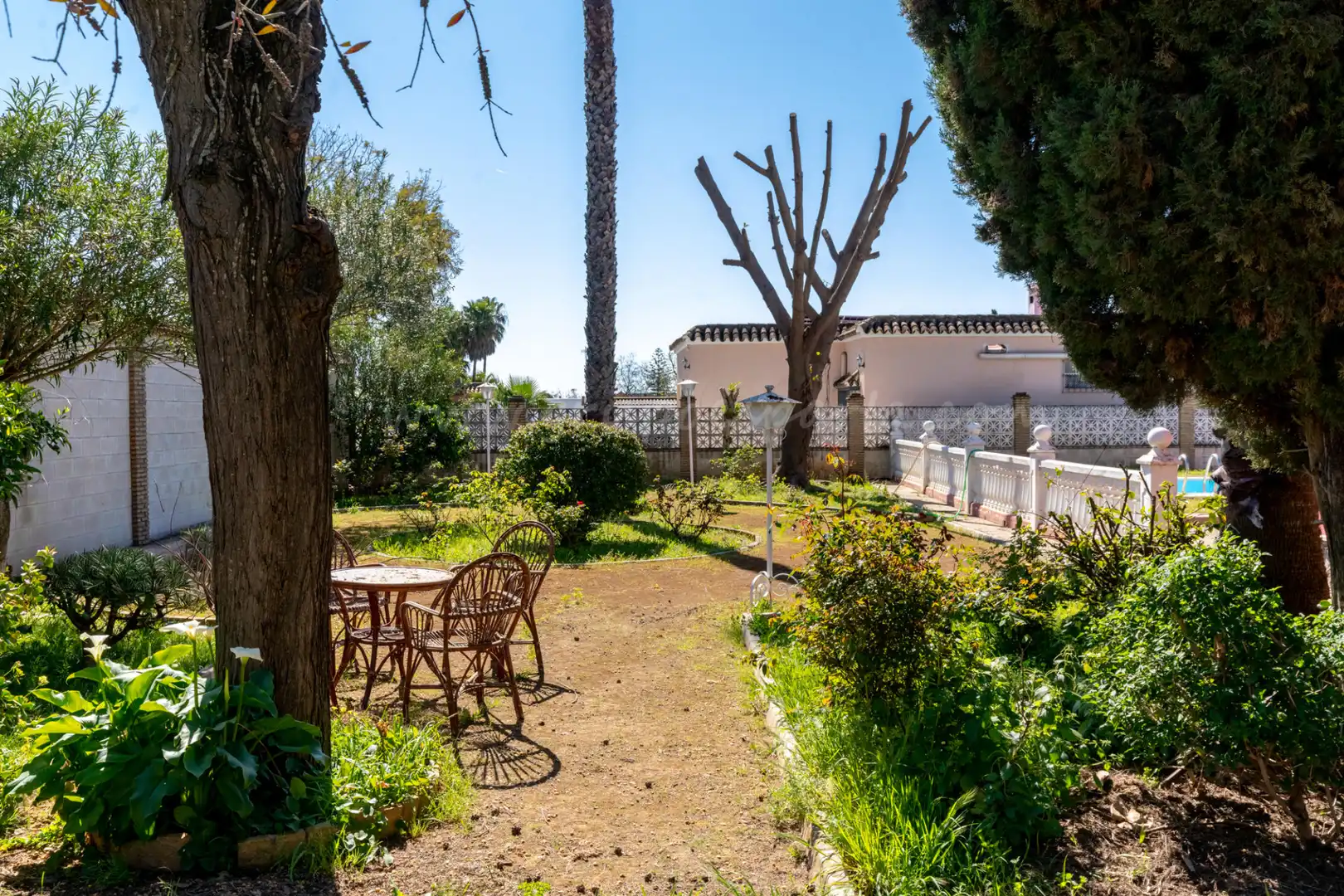 Jardín de Casa o chalet en venta en Villanueva del Ariscal con Aire acondicionado, Calefacción y Jardín privado