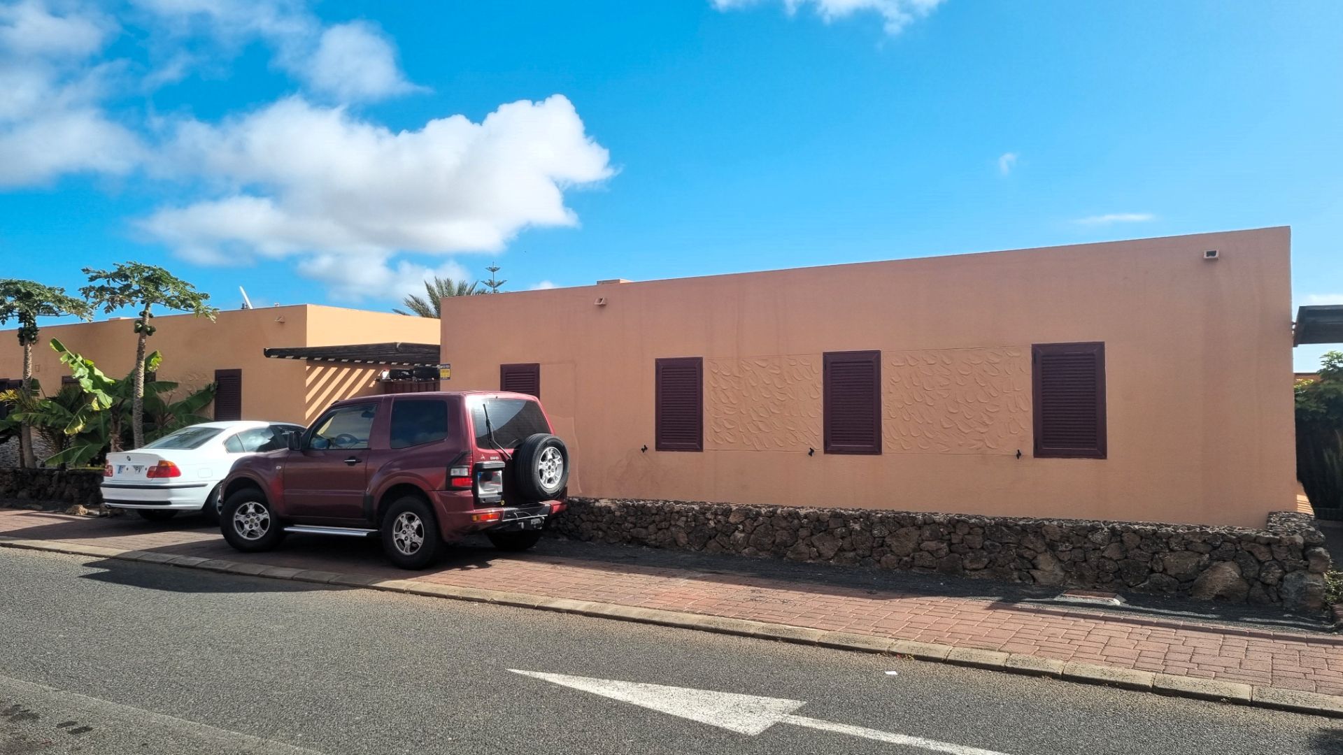 Exterior view of House or chalet for sale in La Oliva  with Private garden and Terrace