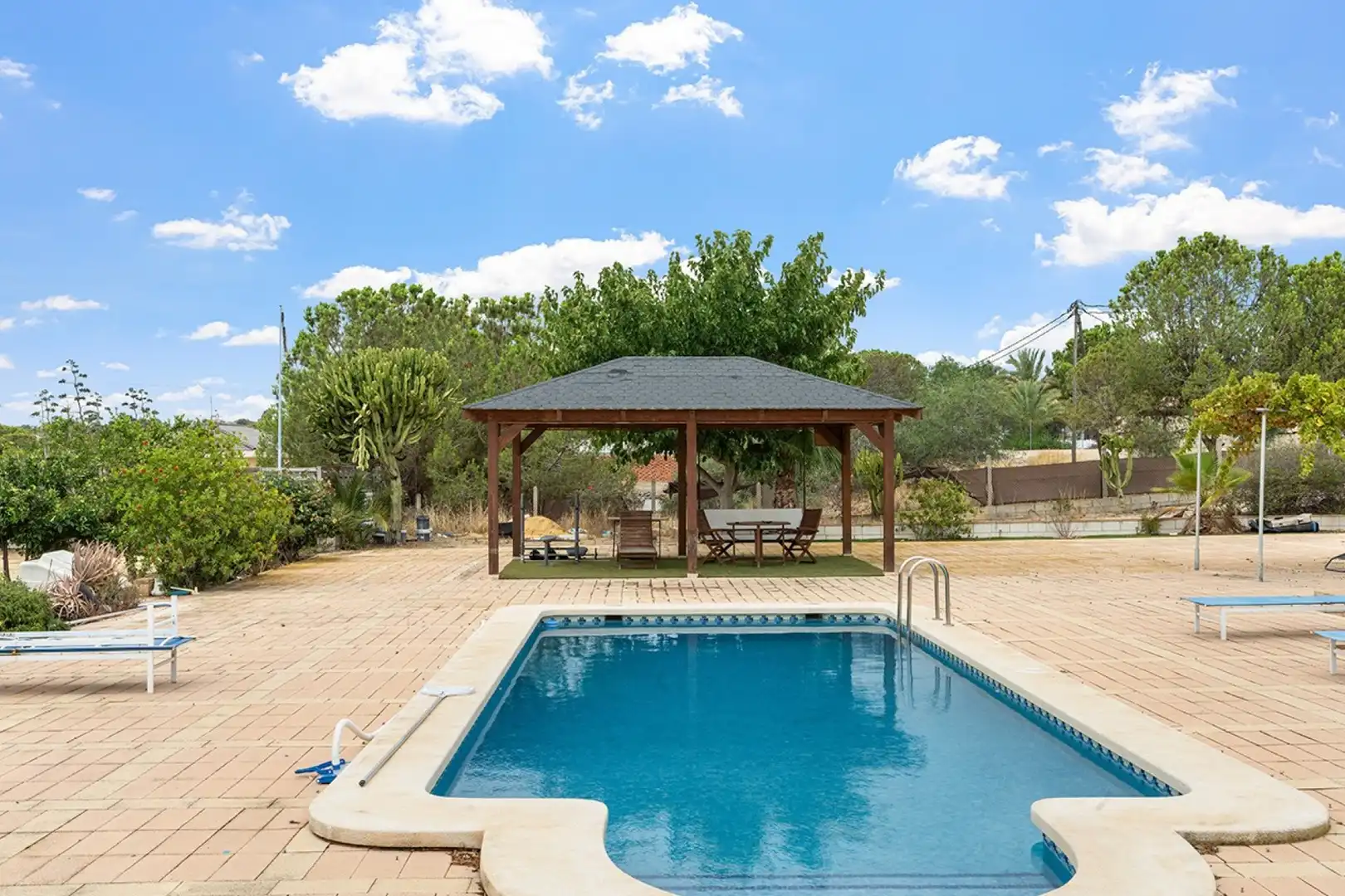 Piscina de Casa o chalet en venta en Alicante / Alacant con Aire acondicionado, Jardín privado y Terraza
